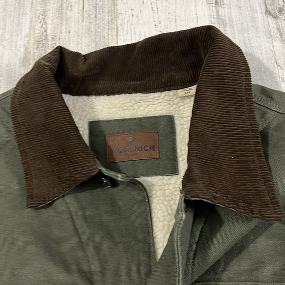 Woolrich Sherpa Lined Jacket Size Large - Picture 5 of 11